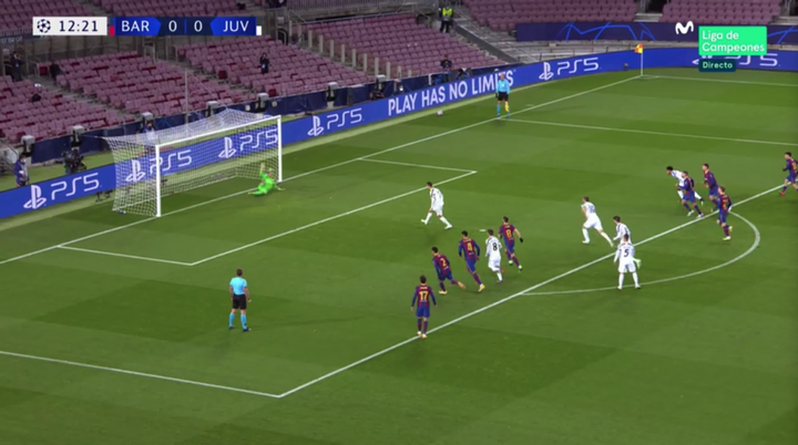 Il 'siu' torna al Camp Nou: Ronaldo segna al 13'