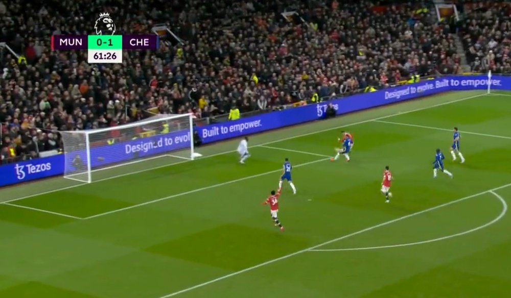 Ronaldo remet les compteurs à égalité. Capture/DAZN