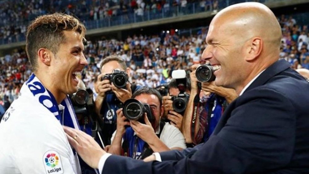 Para Zidane é impossível encontrar alguém que possa substituir Cristiano Ronaldo. Instagram/Cristi