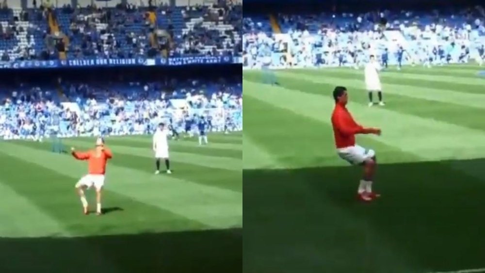 Quando Ronaldo mise a tacere i tifosi del Chelsea. Twitter/FourFourJordan