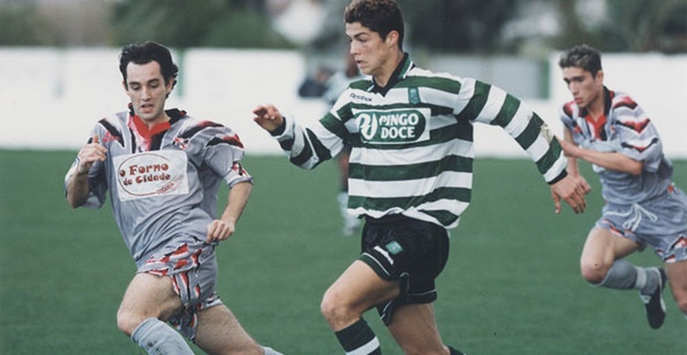 Ronaldo when he was at Sporting CP. Sporting