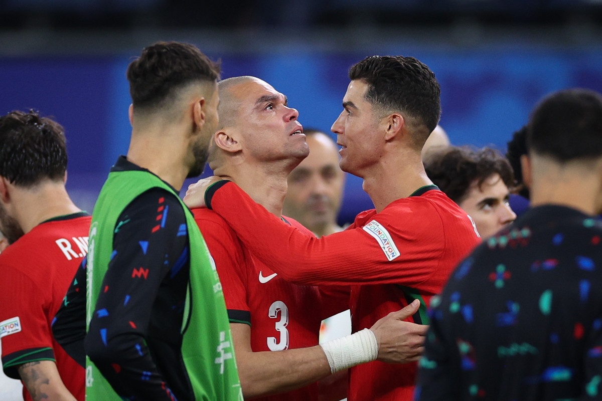 Pepe, con Cristiano en la Eurocopa 2016