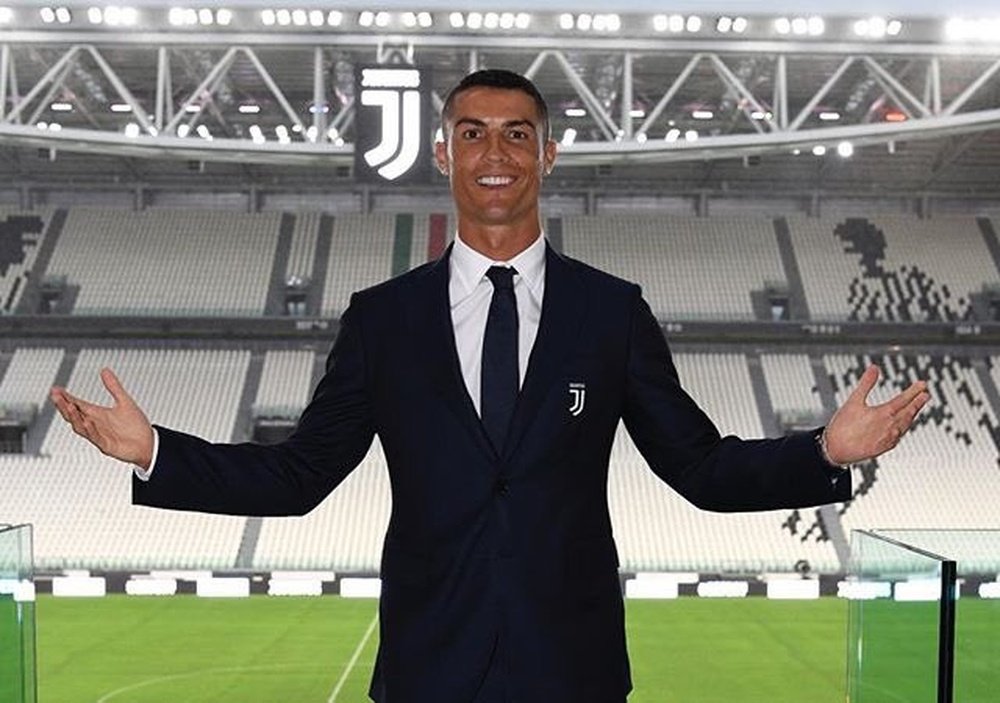 After signing his Juventus contract, Ronaldo will now head off to China. AFP