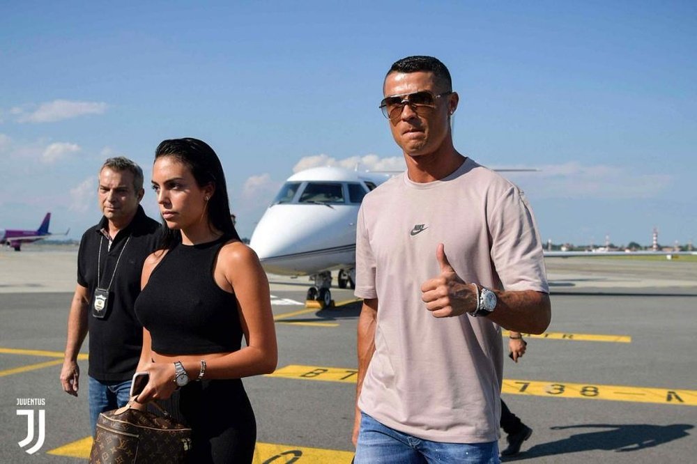 Ronaldo has already arrived in Italy. JuventusFC