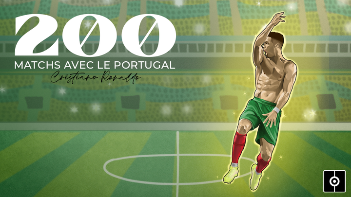 Cristiano Ronaldo, le premier joueur à atteindre le cap des 200 sélections