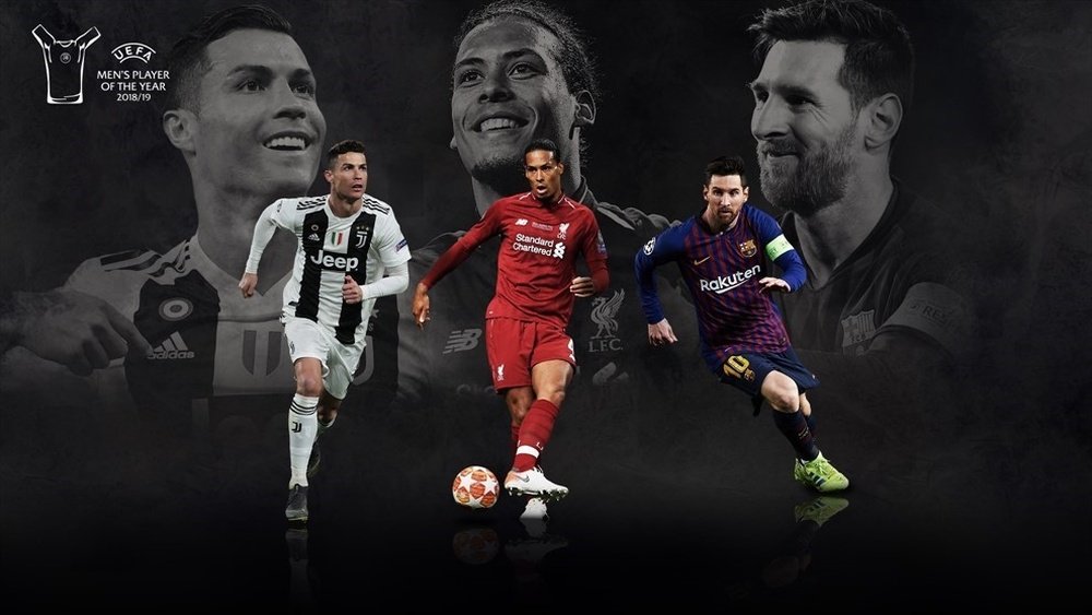 Messi, Cristiano and Van Dijk on shortlist for UEFA Men's Player of the Year. UEFA