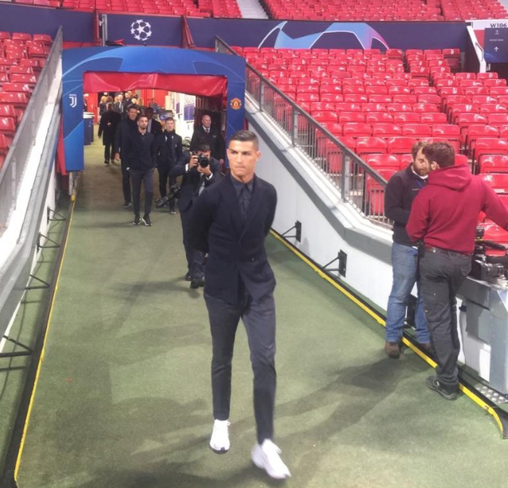 Ronaldo makes a heroes return to Old Trafford this week. Twitter/JuventusFC