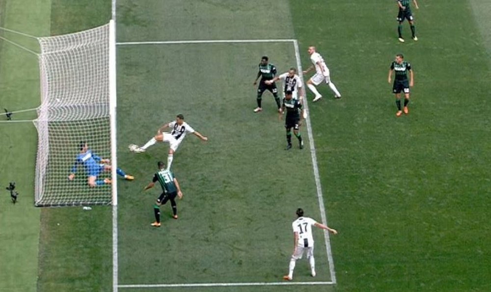 Ronaldo scores. Screenshot/Gol