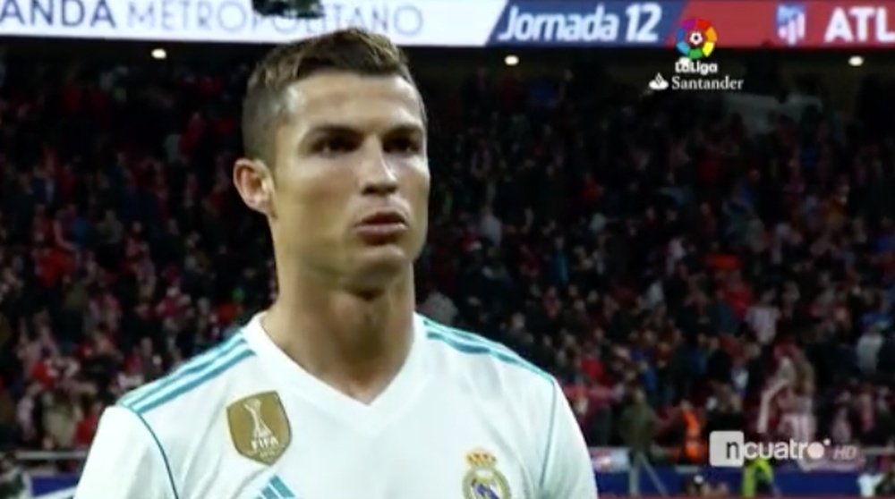 Ronaldo was not happy. Cuatro