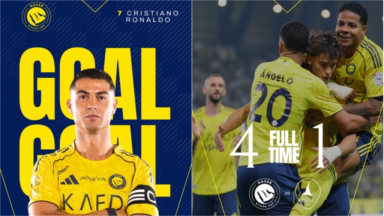 Cristiano Ronaldo e João Félix comandam a vitória do Al Nassr com gols decisivos e assistências brilhantes. CR7 marcou um golaço de bicicleta, alcançando 954 gols na carreira em partida vibrante. João Félix se destacou com participações diretas em vários gols, mostrando ótima forma na temporada. A equipe de Jorge Jesus mantém a liderança da Liga Saudita com campanha perfeita e ampla vantagem na tabela.
