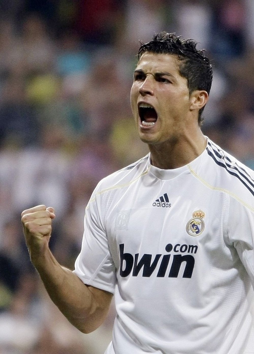 El delantero luso marcó en el Bernabéu su primer gol como madridista. Twitter