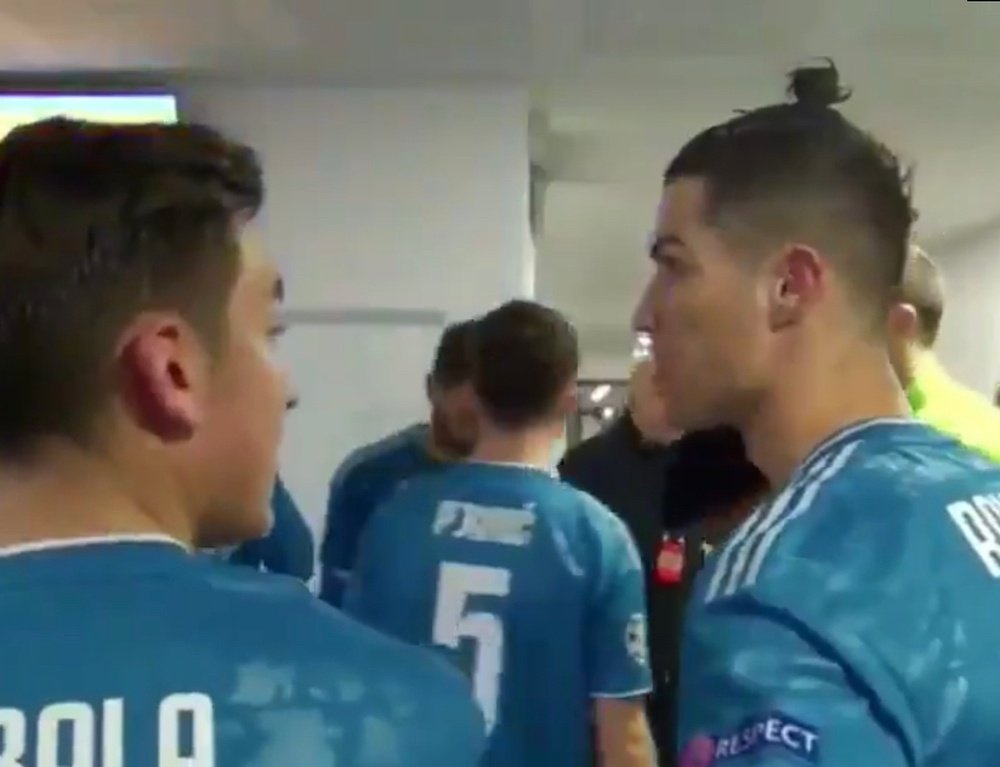 Il video della desolazione di Ronaldo e Dybala. Twitter/Juanito187