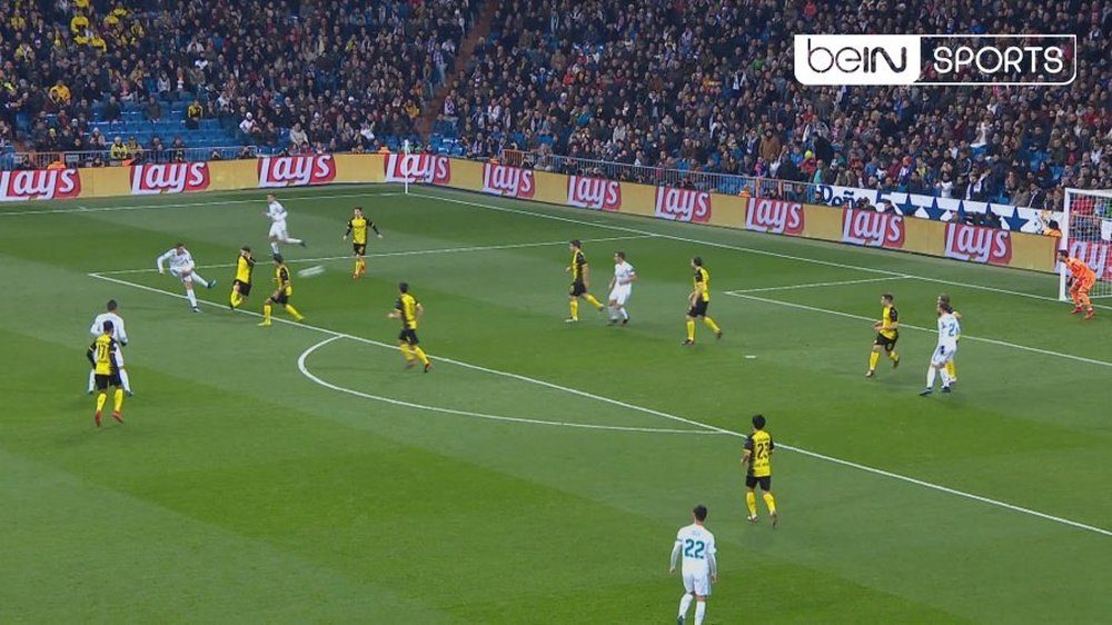 Grande golo de CR7 ante o Borussia. Captura/beINSports