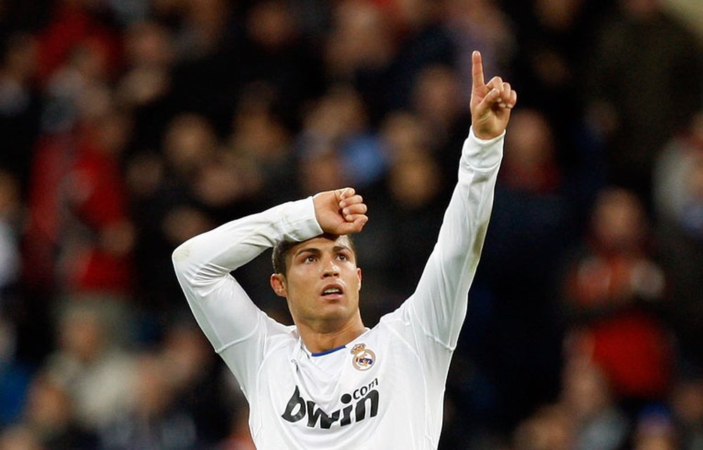 L'attaquant du Real Madrid Cristiano Ronaldo au stade Santiago Bernabeu. AFP