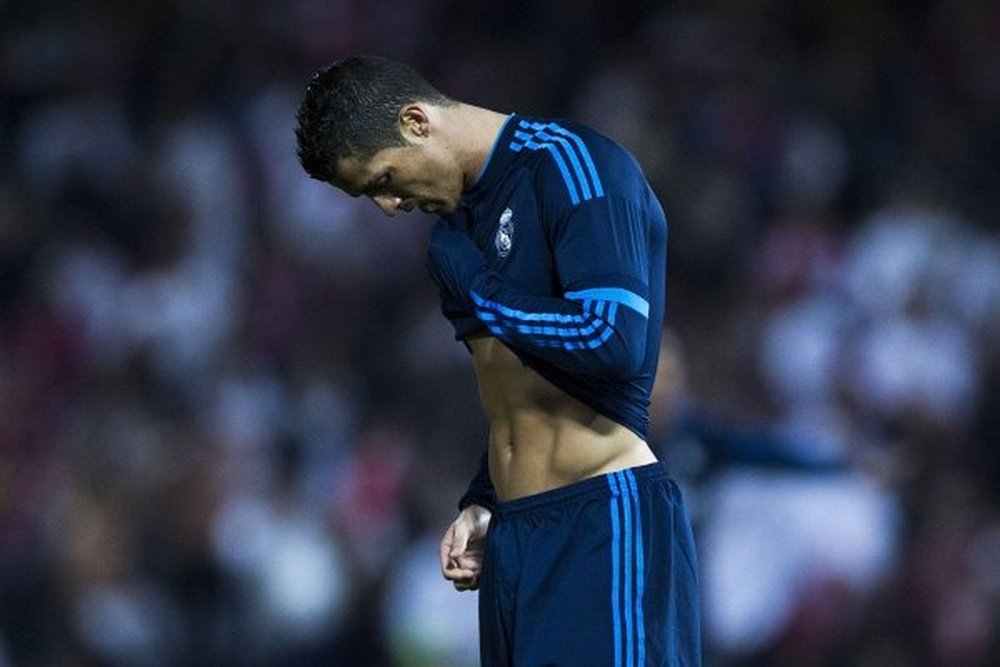 Cristiano Ronaldo jugó con dolor de estómago ante el Granada. Twitter