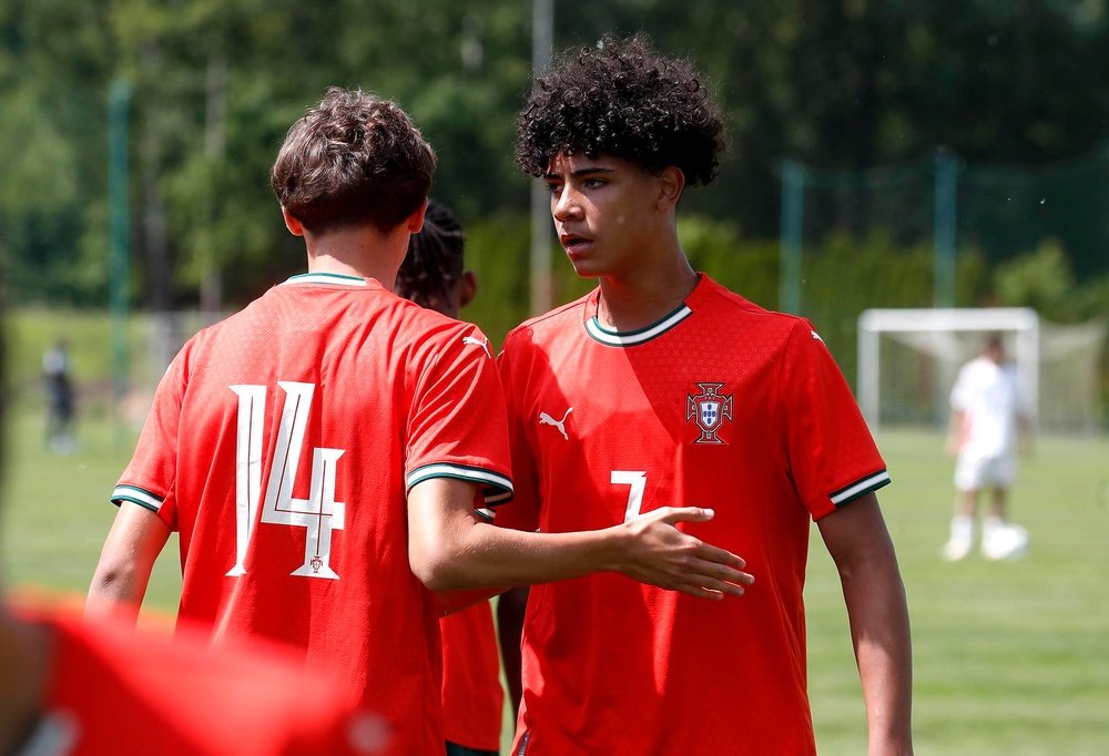Cristiano Jr. makes Portugal U15 debut with his father's iconic No 7