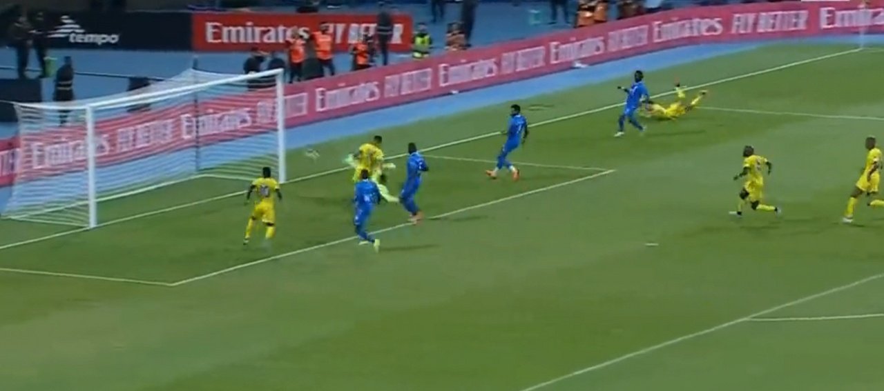 Ronaldo netted equaliser for Al Nassr in 74th minute. Screenshot/SSC