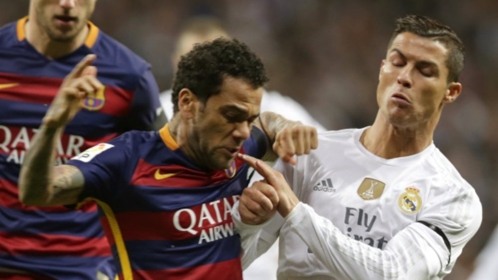 Dani Alves praised Ronaldo to the skies. EFE