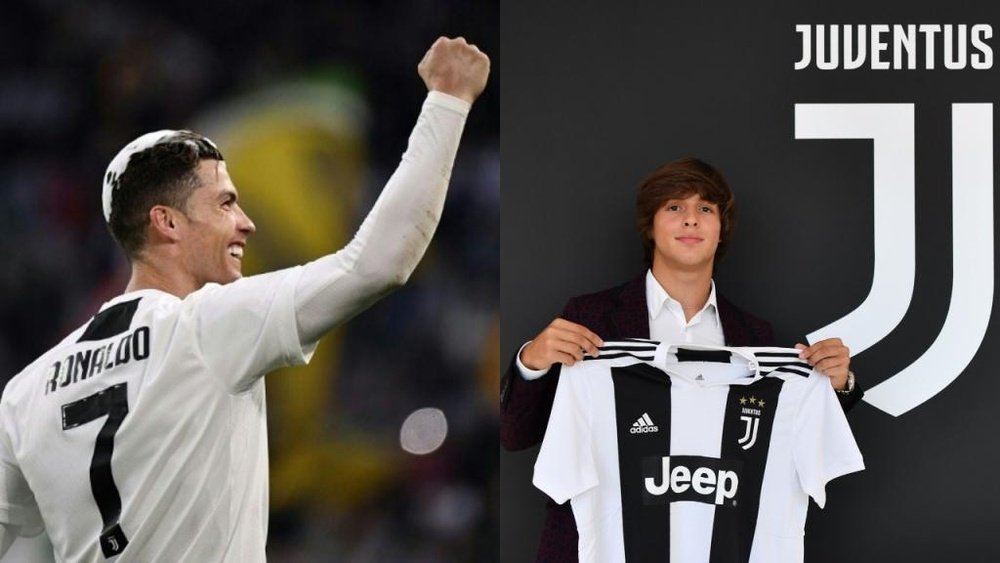 Ronaldo is his idol. AFP/Juventus