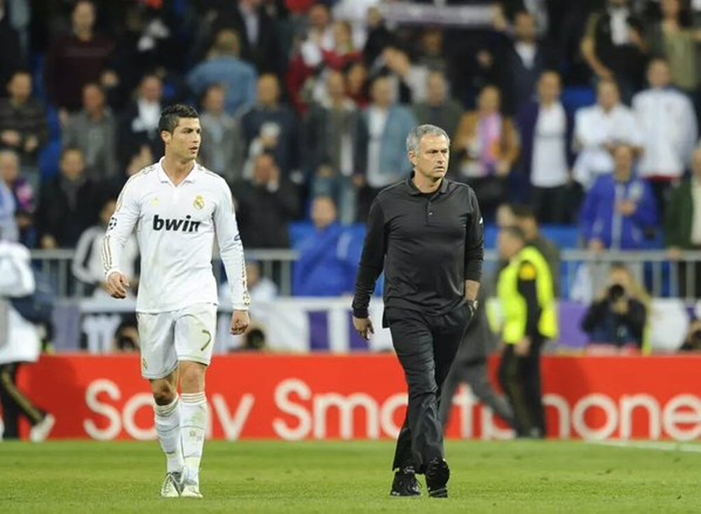 Jose Mourinho and Cristiano Ronaldo didn't always see eye to eye. Twitter