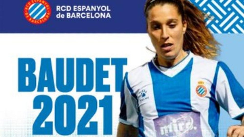 Baudet y Lombi firmaron hasta junio de 2021. Twitter/RCDEFemeni