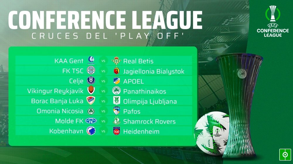 Así son las rutas eliminatorias de la Conference. BeSoccer