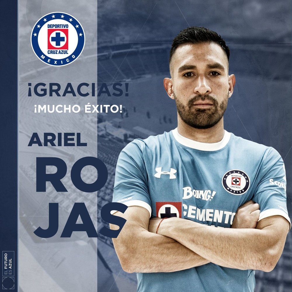 Ariel Rojas buscará un nuevo equipo tras suu salida de la 'Máquina'. CruzAzul
