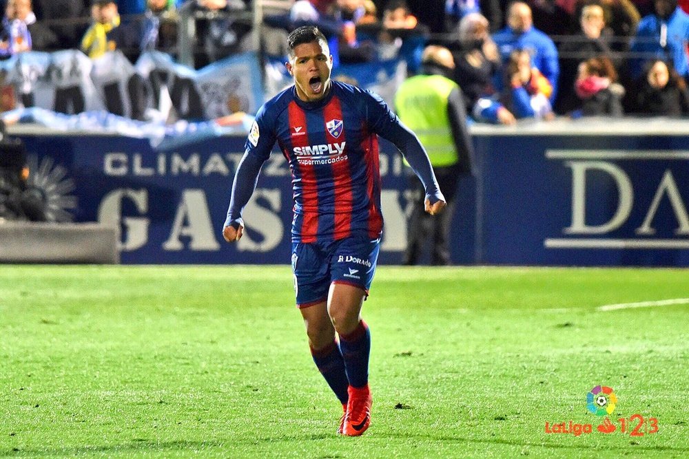 Cucho Hernández se lesionó la pasada jornada ante Osasuna. SDHuesca