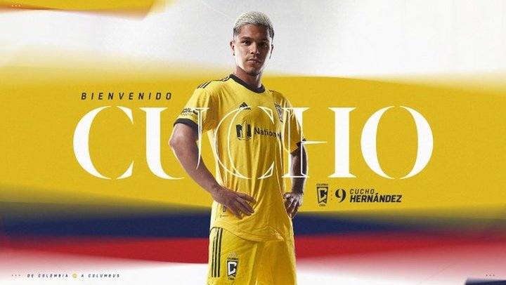 Cucho's contract with the Columbus Crew will run through 2025. Twitter/ColumbusCrew