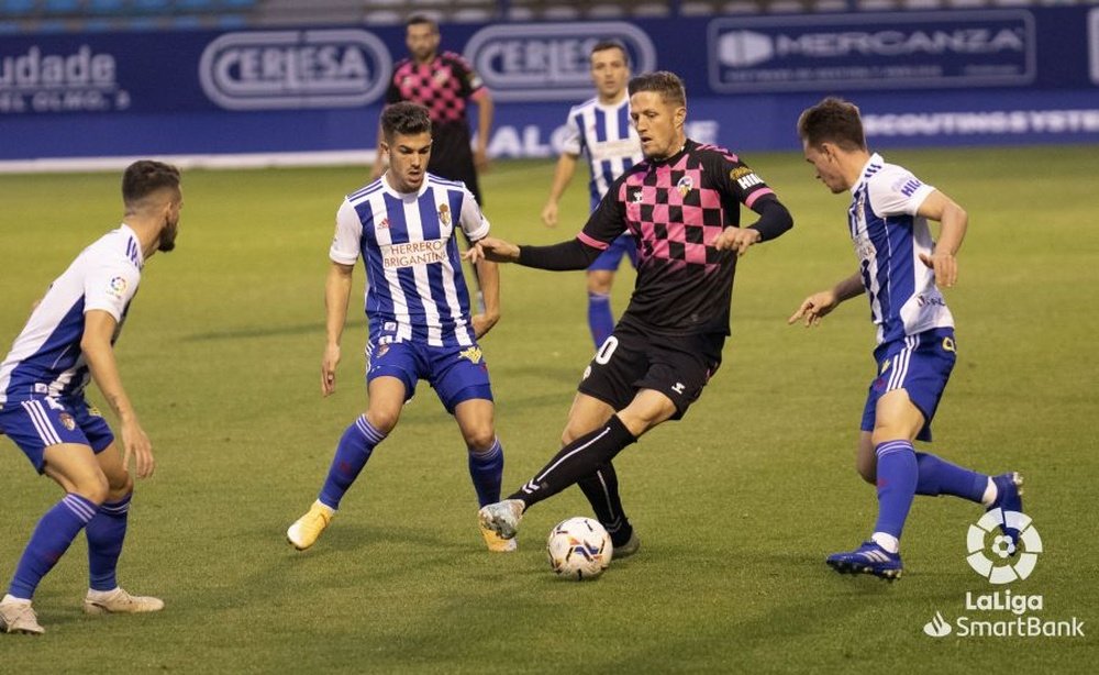 Edgar Hernández falló un penalti ante el Albacete. LaLiga