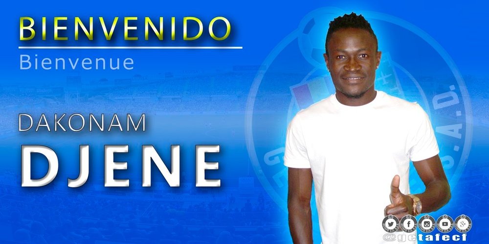 Dakonam Djene, nuevo futbolista del Getafe. GetafeCF