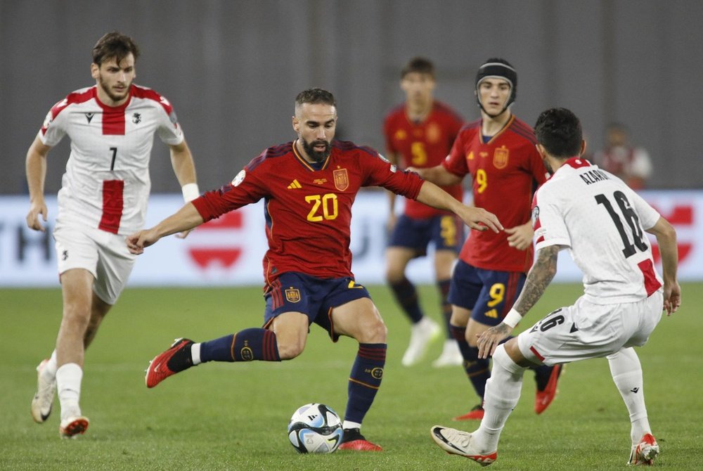 Carvajal and his Madrid teammates will join Spain's training camp in the coming days. EFE