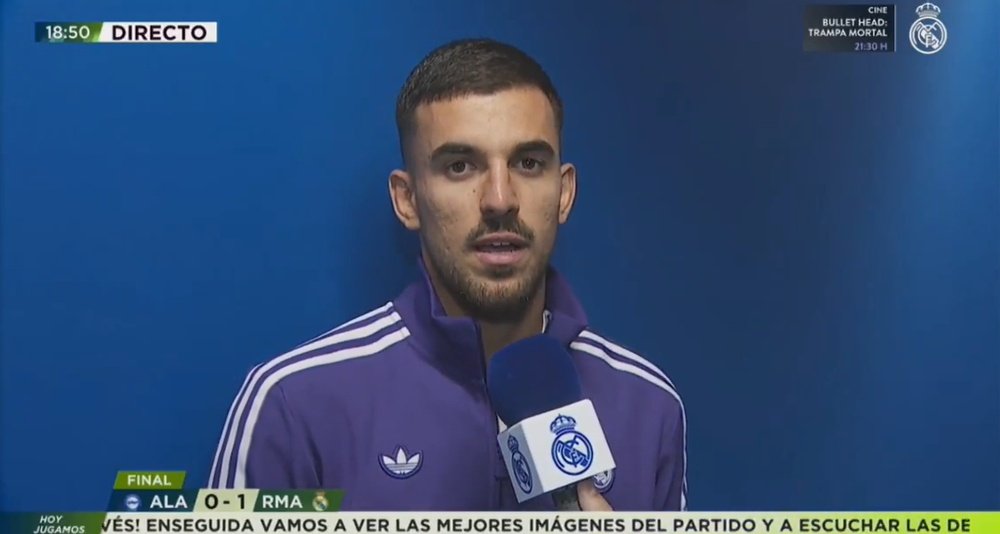 Ceballos lanzó un mensaje al madridismo de cara al partido ante el Arsenal. Captura/RealMadridTV