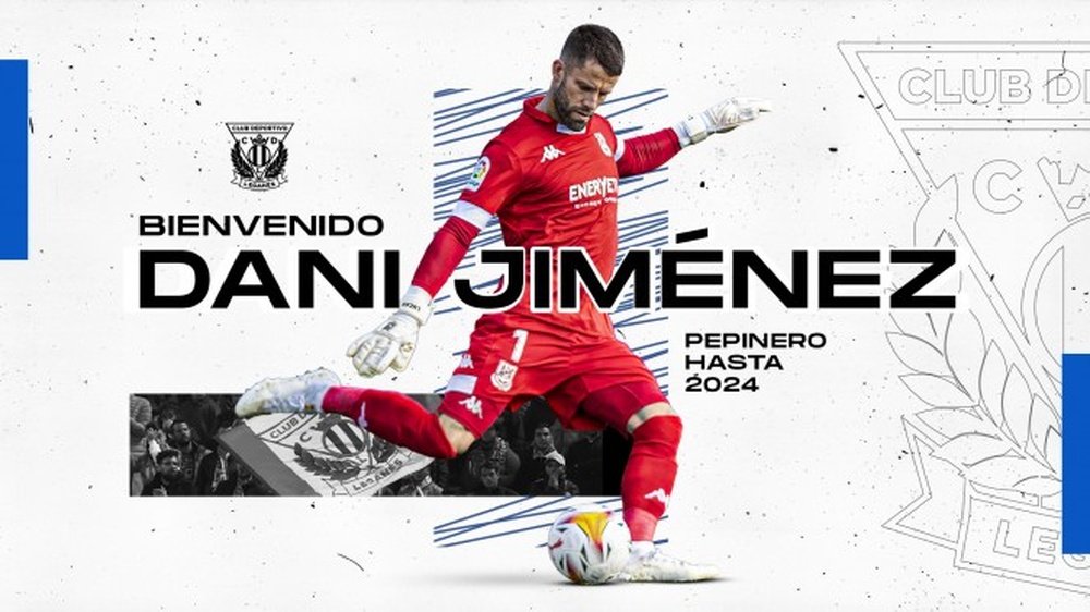 El Leganés ficha a Dani Jiménez, portero titular del Alcorcón. Twitter/CDLeganés