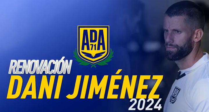 El Alcorcón renueva a Dani Jiménez hasta 2024