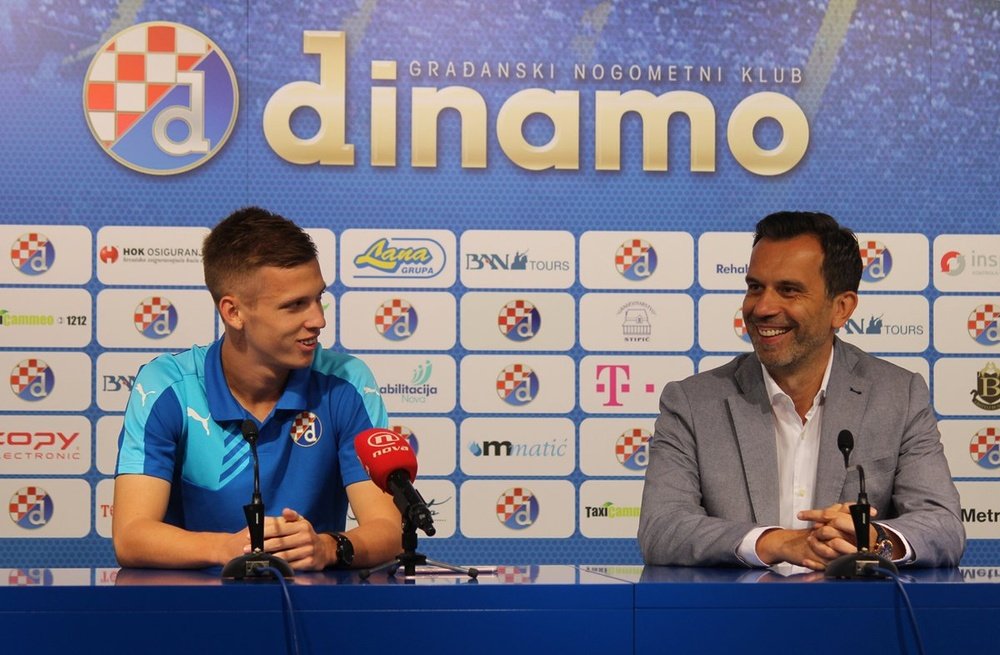 Dani Olmo es un joven de mucho futuro que actúa en el Dinamo de Zagreb. DinamoZagreb