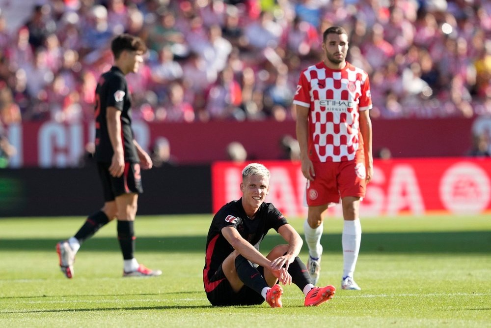 Olmo suffered an injury on 15 September against Girona. EFE