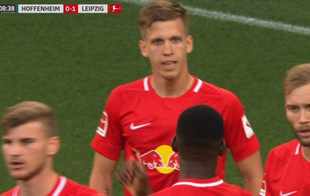 Dani Olmo est 'on fire' avec Leipzig : doublé en deux minutes. Capture/FoxSpots