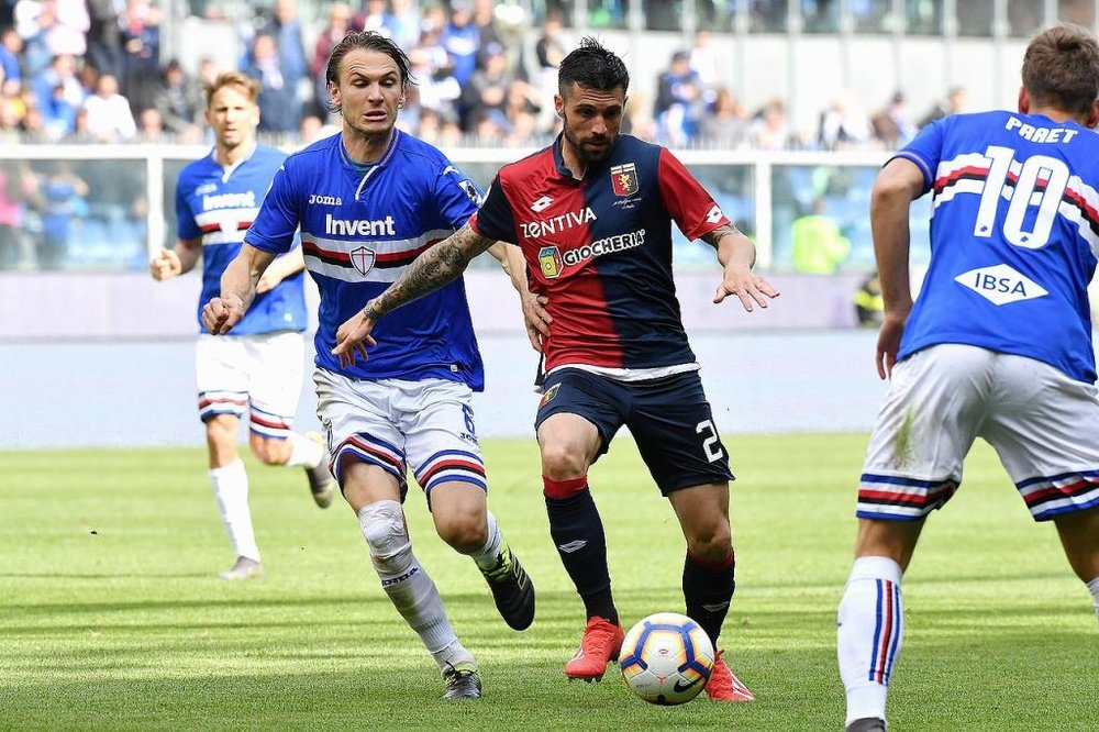 Daniel Bessa a joué un an et demi en prêt au Genoa. GenoaCFC