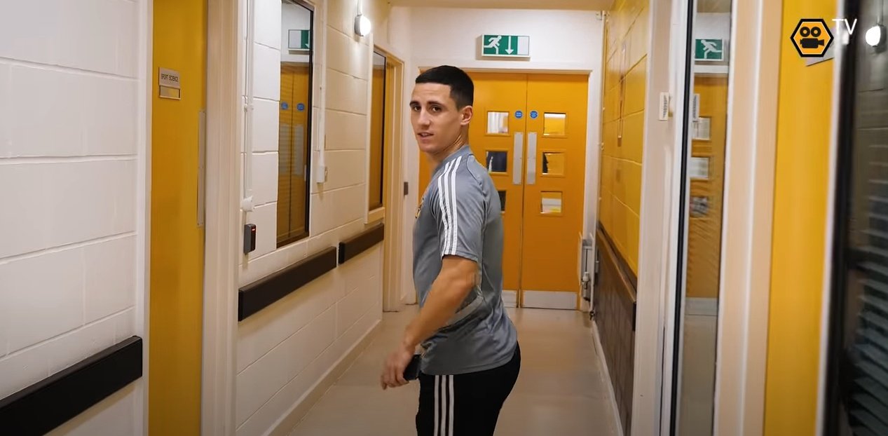 Daniel Podence, Everton's new target. Screenshot/Wolves