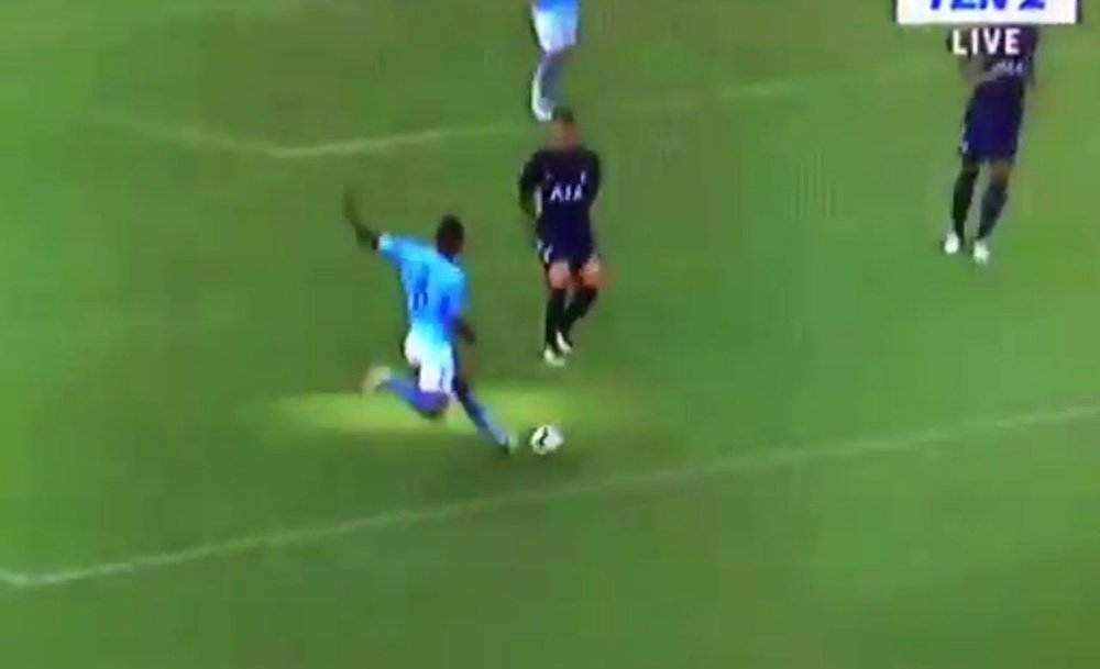 El brasileño rozó un golazo cerca del descanso. TEN2