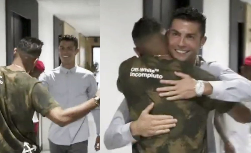 Cristiano y Danilo recordaron buenos tiempos y se saludaron en Turín. JuventusFC