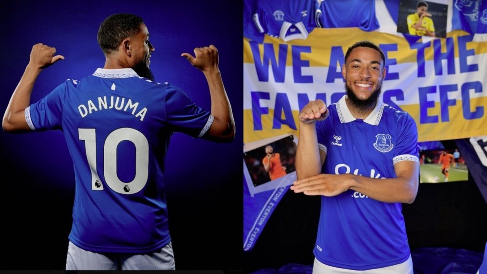 Danjuma joins Everton on loan. Screenshot/Everton