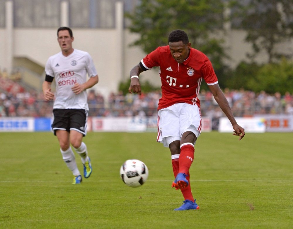 Alaba in action for Bayern Munich. EFE