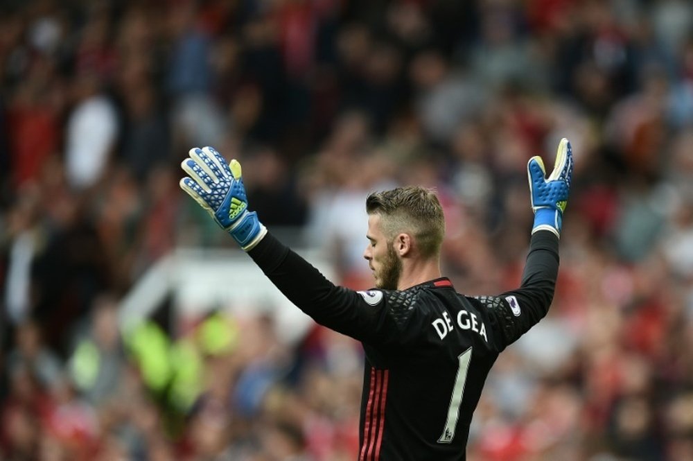 David de Gea is reportedly unhappy at Manchester United. AFP