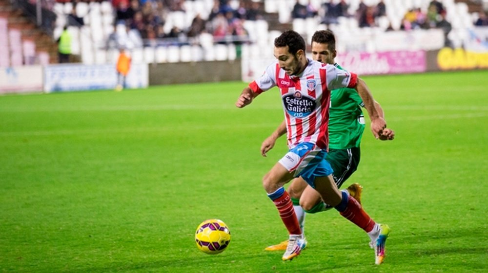 David Ferreiro, centrocampista del Lugo. CDLugo