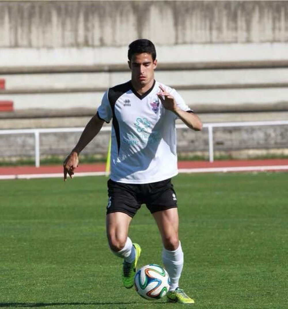 David Gallego, jugador del CD Badajoz. CDBadajoz