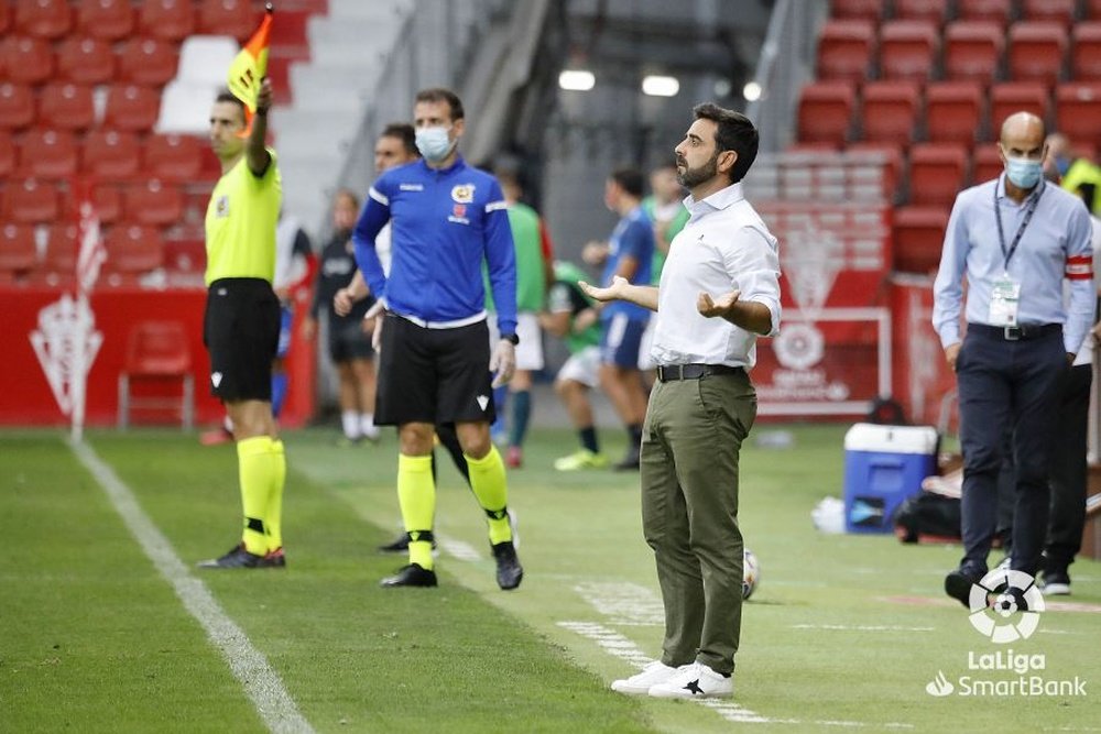 David Gallego habló en rueda de prensa. LaLiga