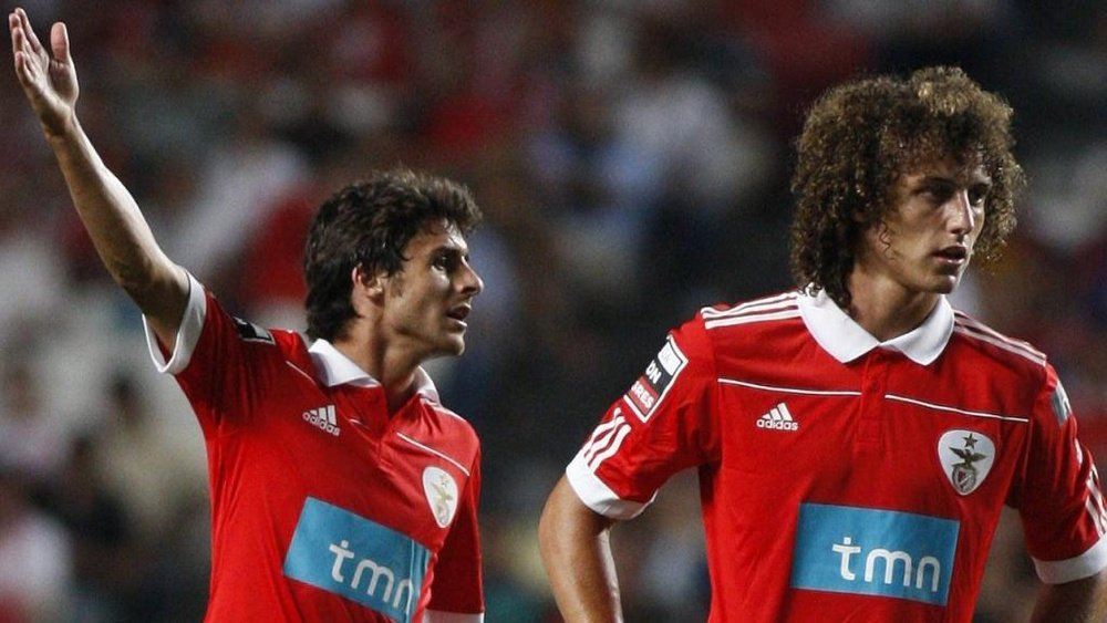 David Luiz rescató una anécdota sobre Aimar y Messi. EFE