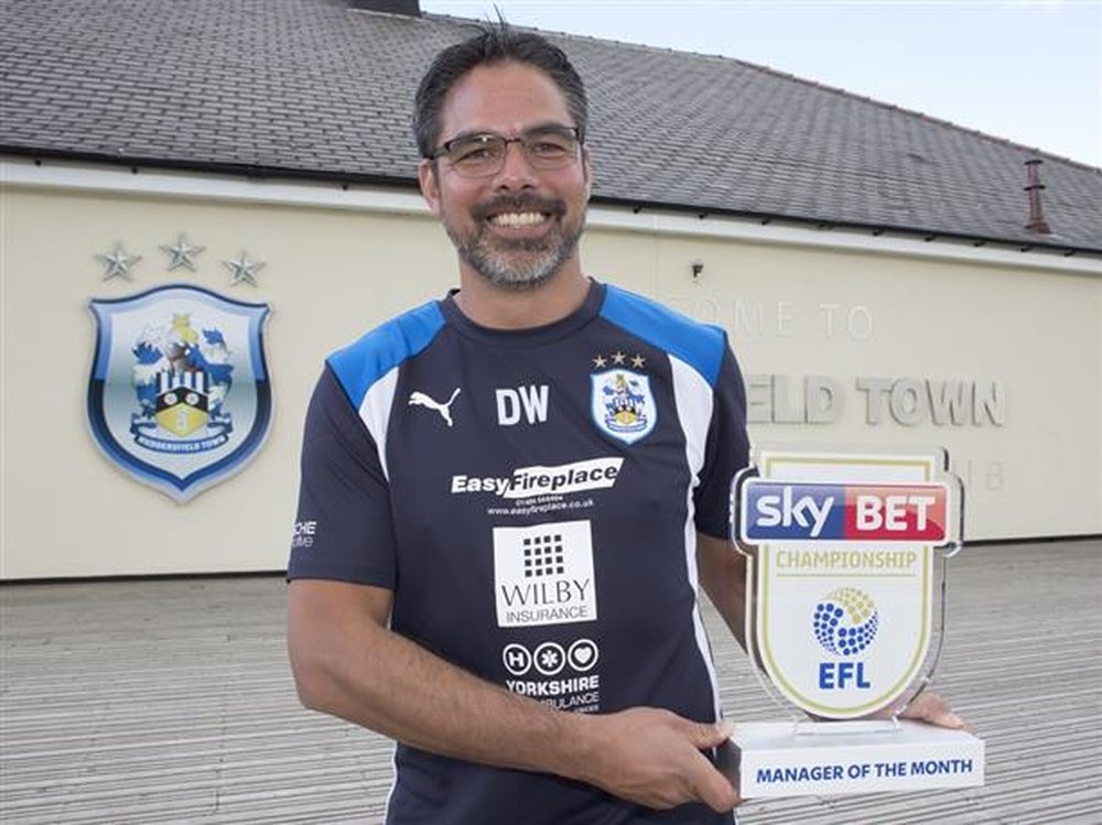 David Wagner won the Sky Bet Championship Manager of the Month award. HTAFC